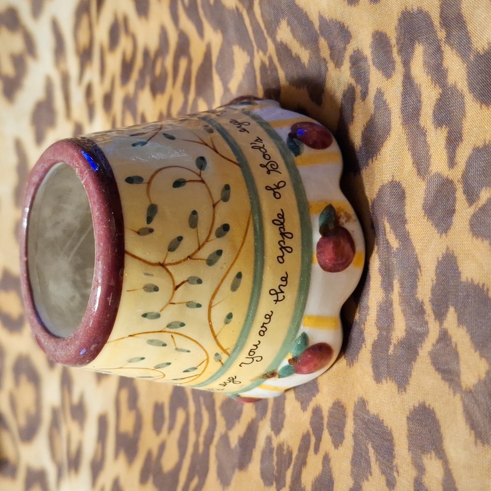 Small candle topper and cannisters